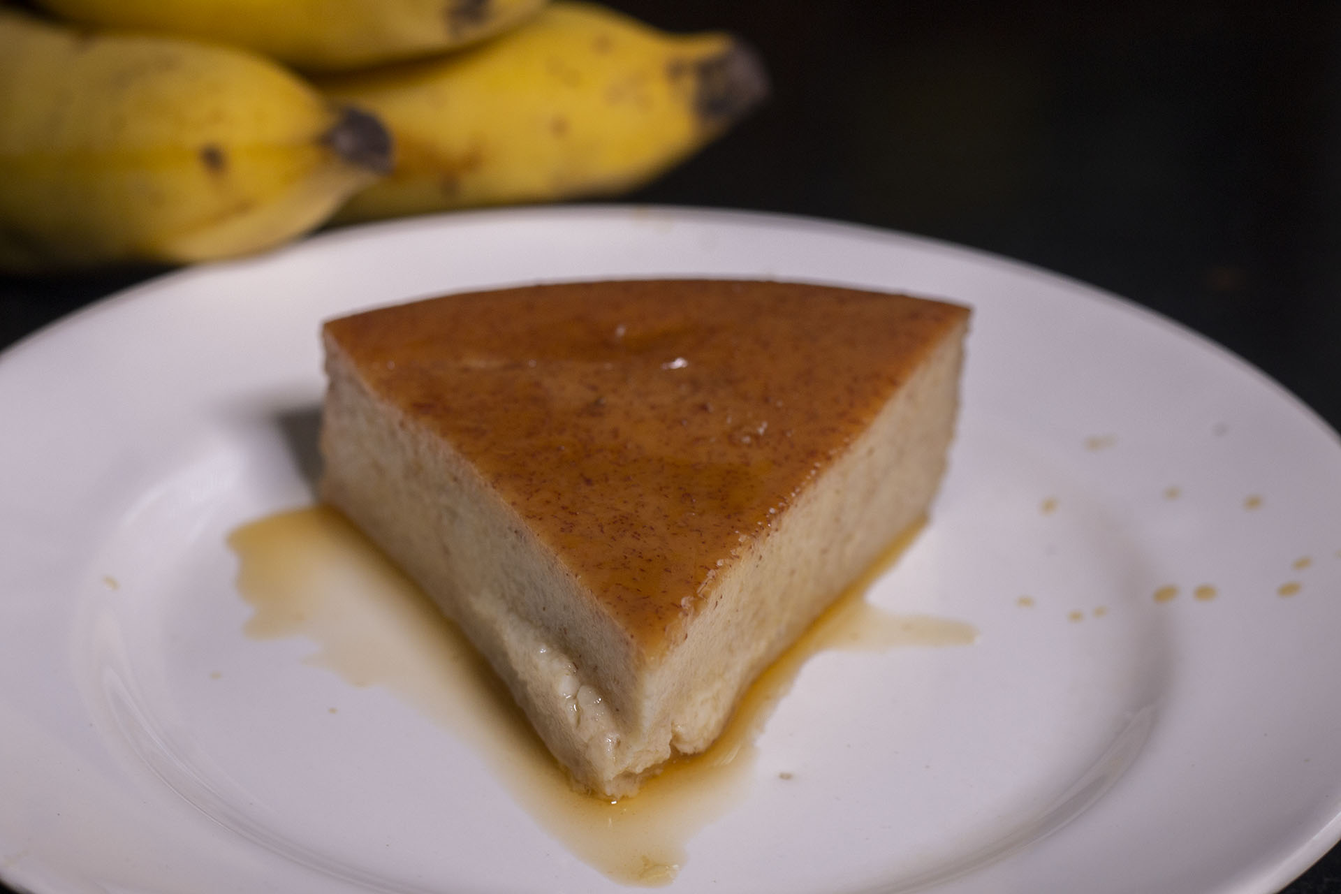 Piece of Banana Caramel Pudding