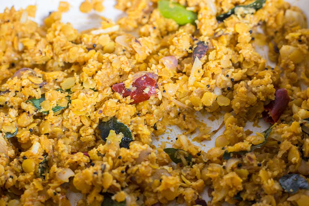 Close Up view of Dhal Mallum