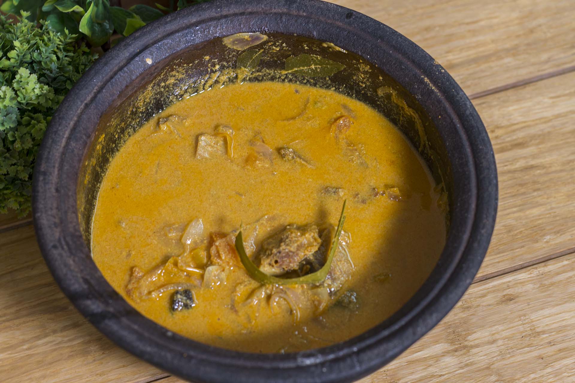 Dried Fish Curry in a pot