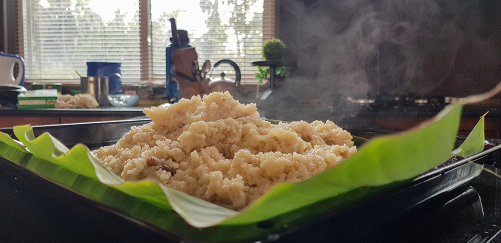 Milk Rice before cutting into pieces
