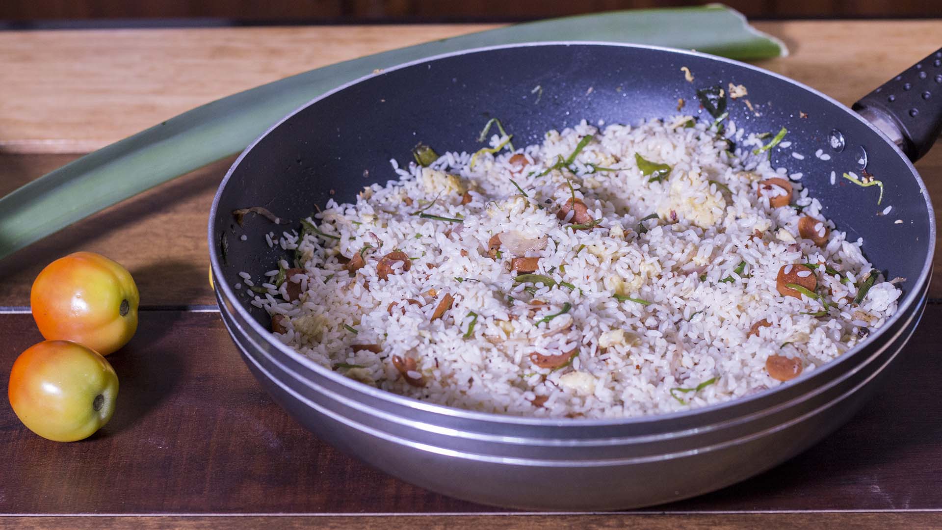 Fried Rice in a Pan