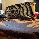 ලස්සනට zebra cake හදමු
