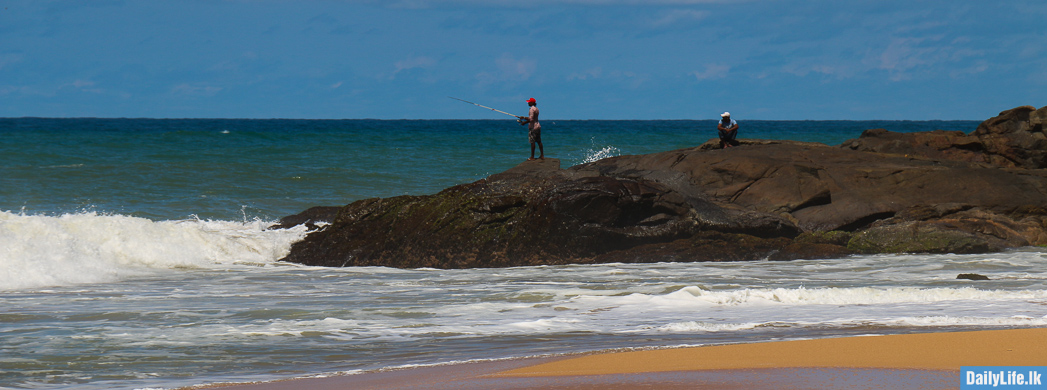 Fishing at Bentota Beach