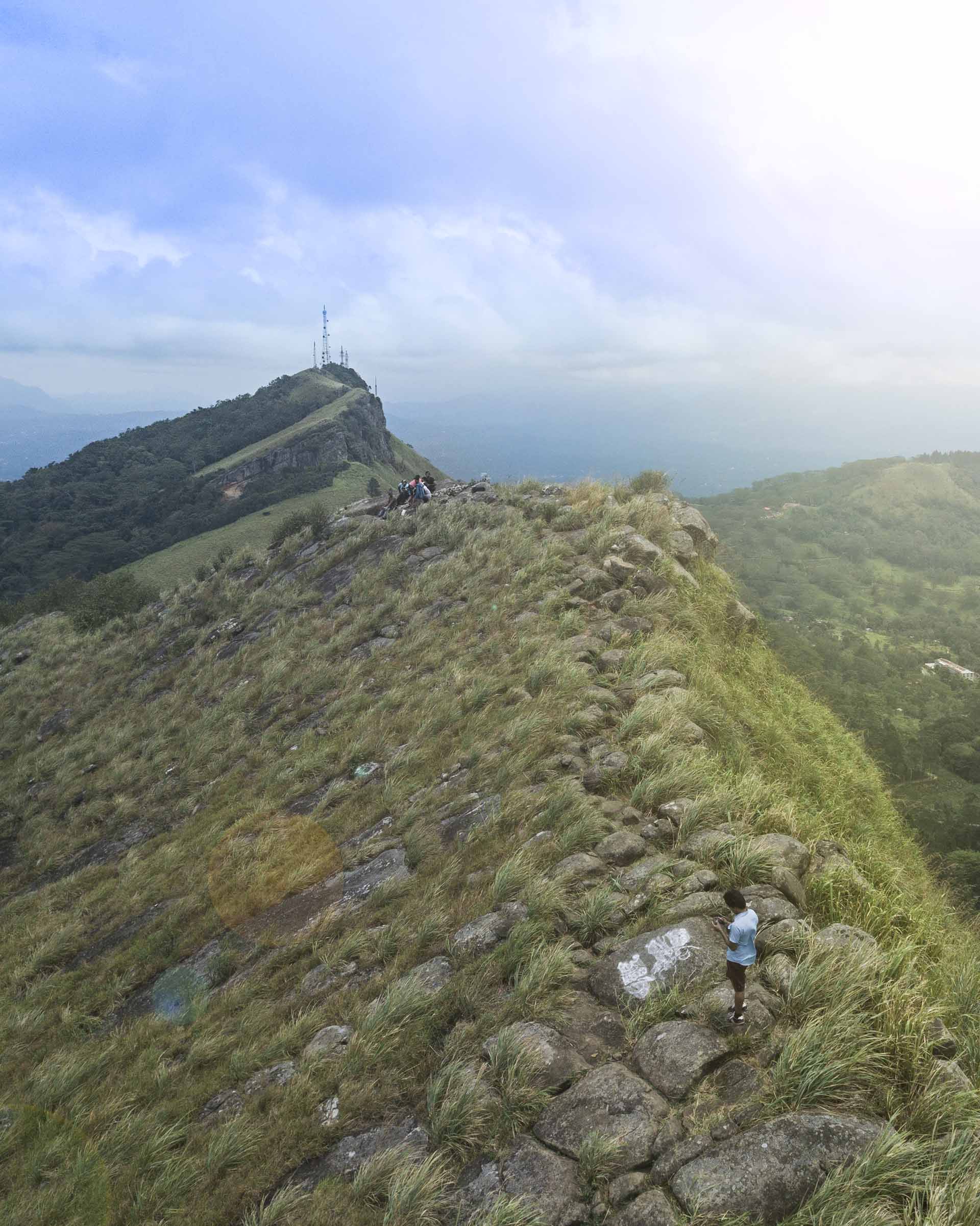 Drone View of Hanthana Mountain