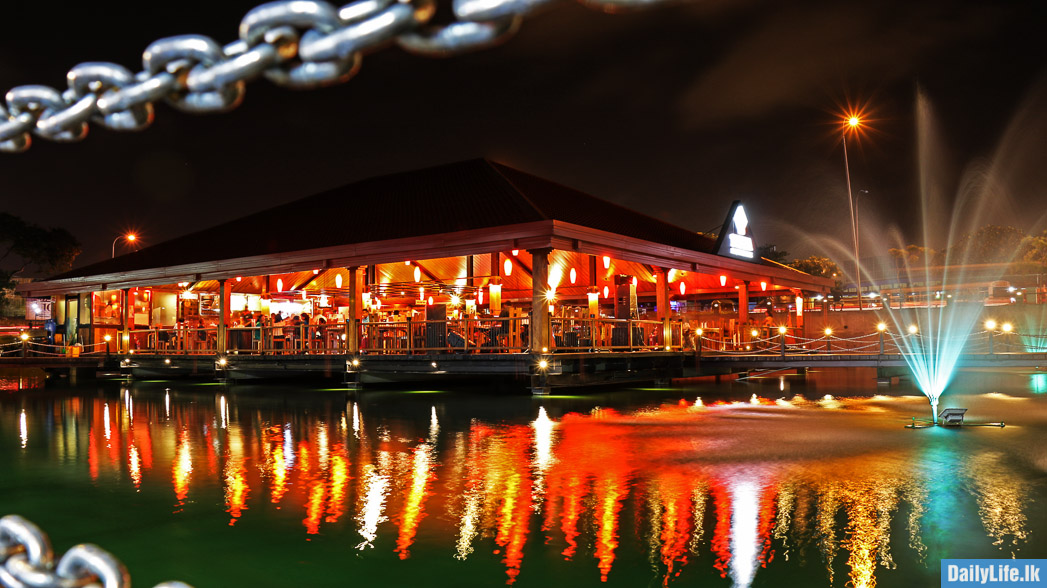 The main restaurant at the Colombo, Pettah Floating Market.
