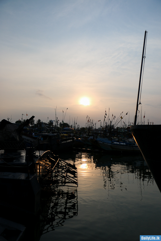 Early morning at Dakshina Lanka Naval Base, Galle